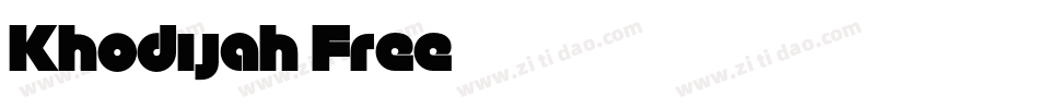 Khodijah Free字体转换